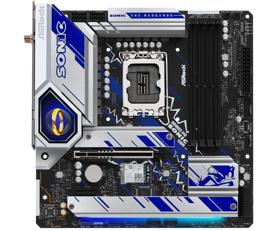 Placa ASROCK B760M PG SONIC WiFi, Chipset Intel B760, LGA1700, mATX